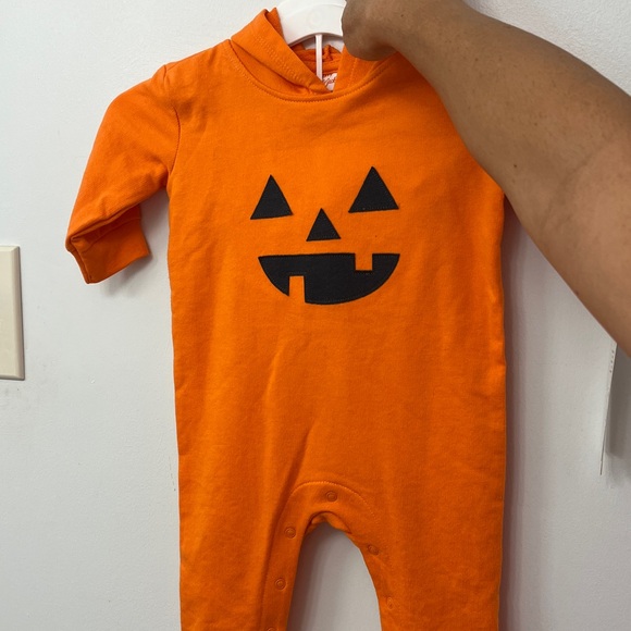Cat & Jack Other - Baby pumpkin hooded romper Cat & Jack